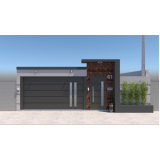 portões de garagem modernos Mococa